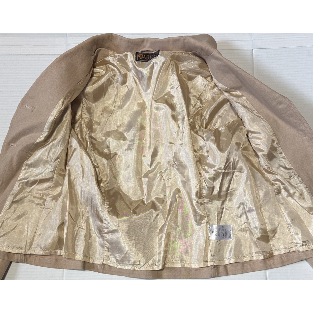 ARIAT - Women's Beige Rose Embroidered Western Blazer Jacket - Size Medium - Picture 3 of 7